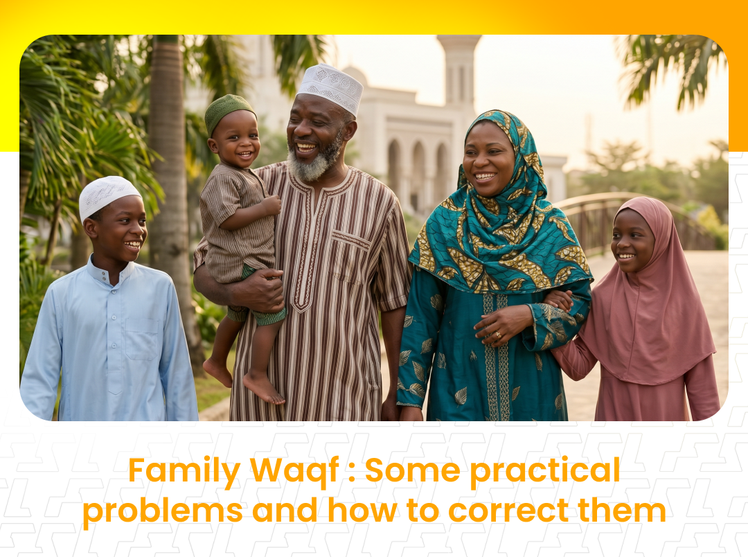 Family Waqf : Some practical problems and how to correct them