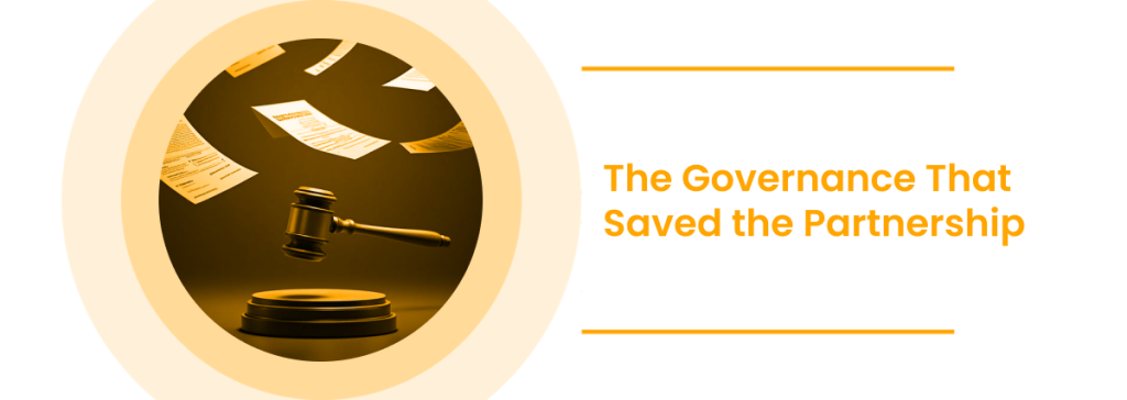The Governance That Saved the Partnership